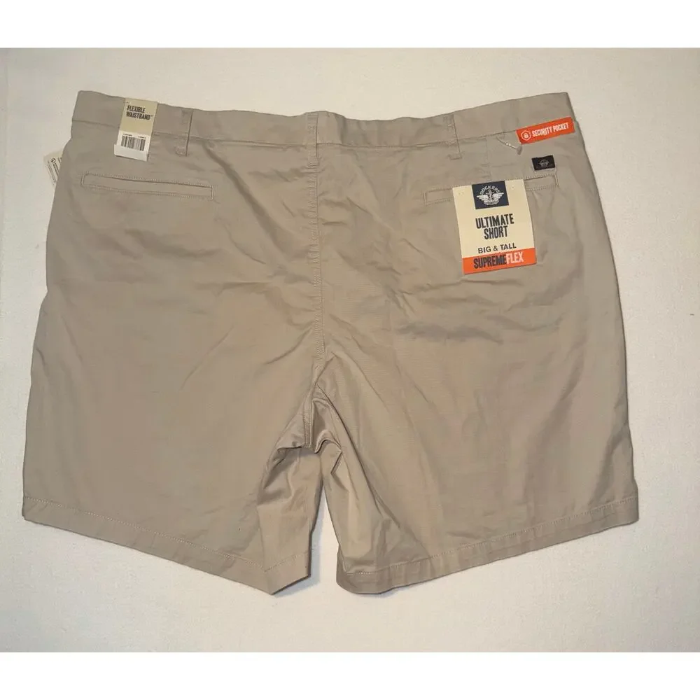 Docker men’s new Khaki with flexible waistband shorts